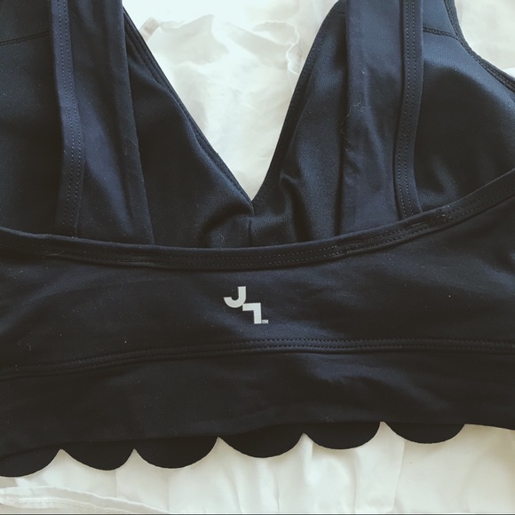 Joy Lab navy scallop sports bra size XS - Picture 4 of 5